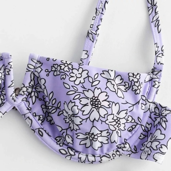 Last Small Sale💜 Lilac Retro Cut Bikini 💜💜 - Picture 3 of 4